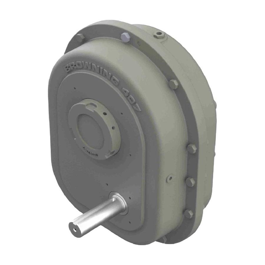 NEW BROWNING 407SMTP25B / PJ0008 HYDROIL SHAFT MOUNT SPEED REDUCER 25:1 RATIO