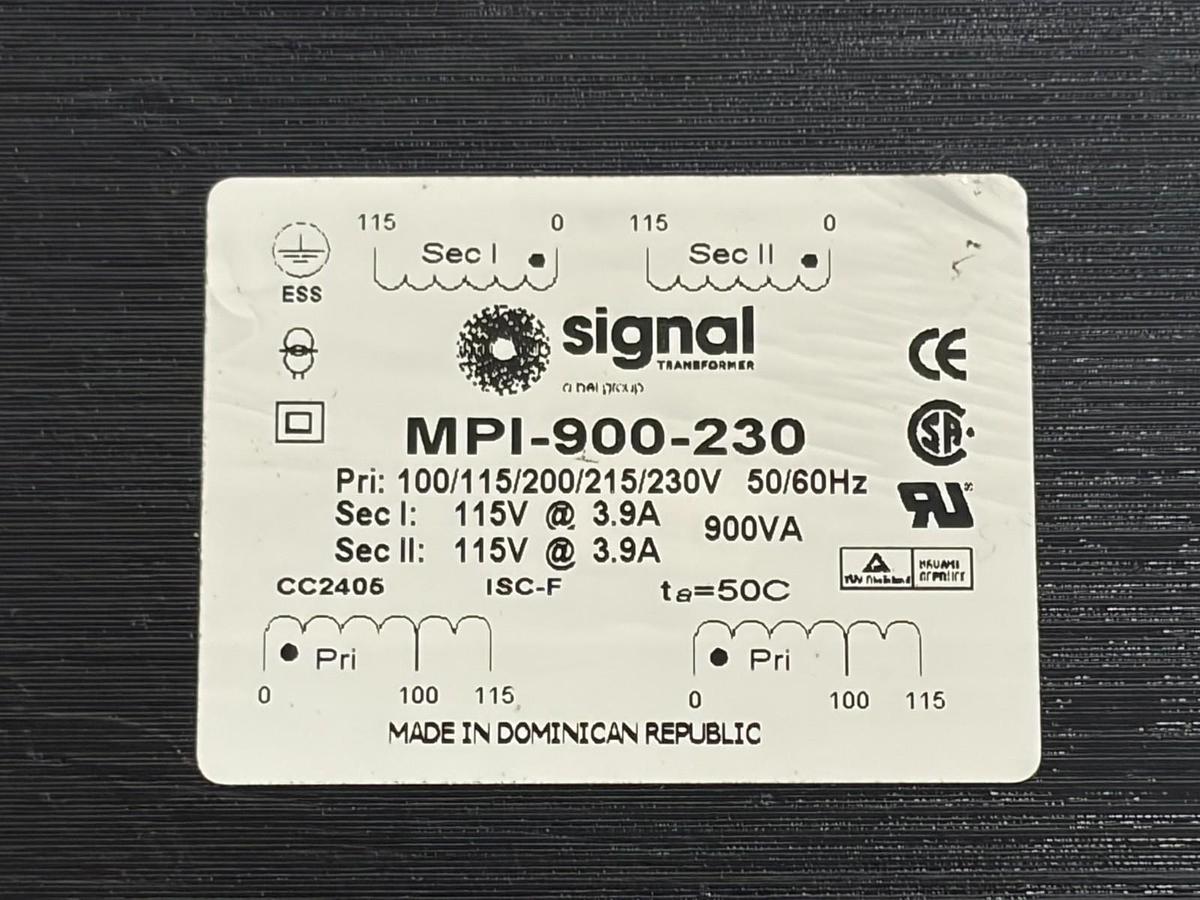 Used Signal Transformer MPI-900-230 Laminated Core Power Transformer 900VA