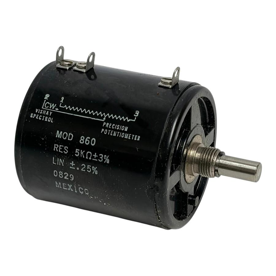 Used Reliance Electric 402374-M Vishay Spectrol 860 Precision Potentiometer 5K Ohm