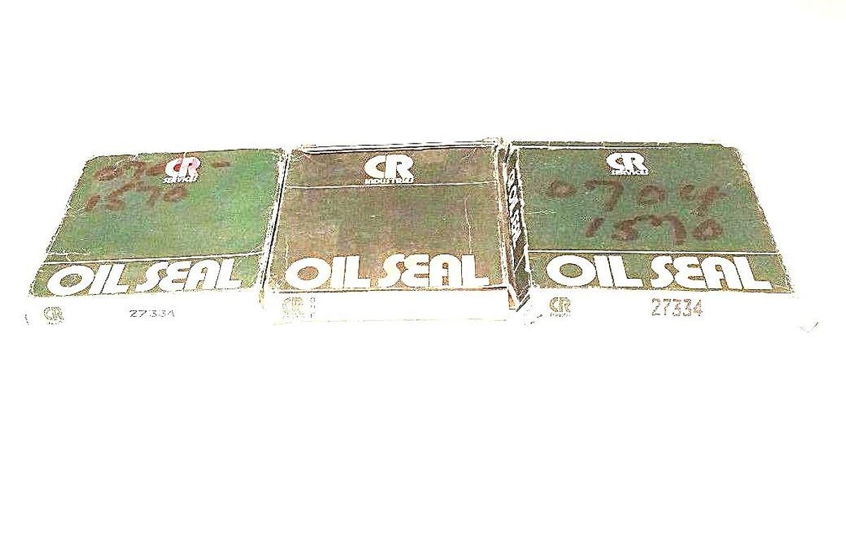 Used LOT OF 3 NEW CHICAGO RAWHIDE 27334 OIL SEALS CR-27334-USA