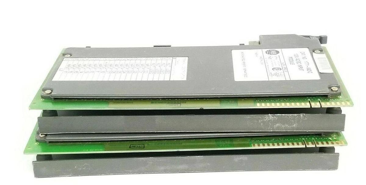Used LOT OF 2 ALLEN BRADLEY 1771-IAD/C INPUT MODULES 1771IAD SERIES C