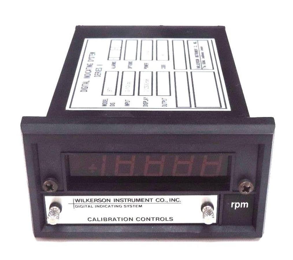 Used WILKERSON MODEL 971 DIGITAL INDICATING SYSTEM SERIES II 115VAC 0/2500RMP