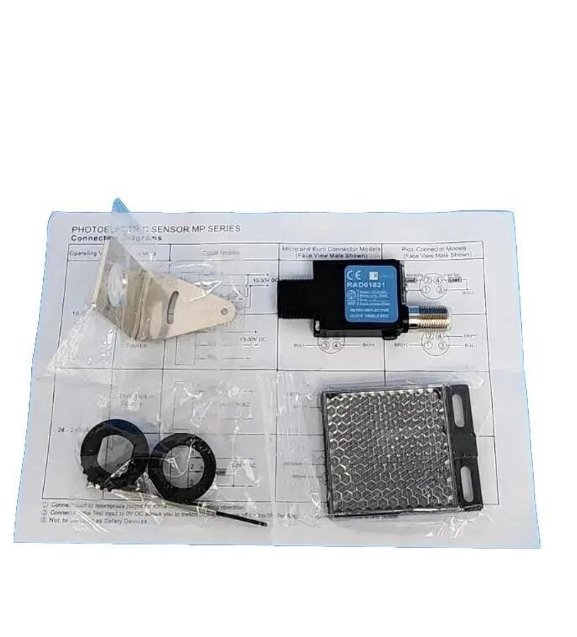 Used NEW RADWELL RAD01831 MINIATURE PHOTO SENSOR RETRO-REFLECTIVE 10-30VDC