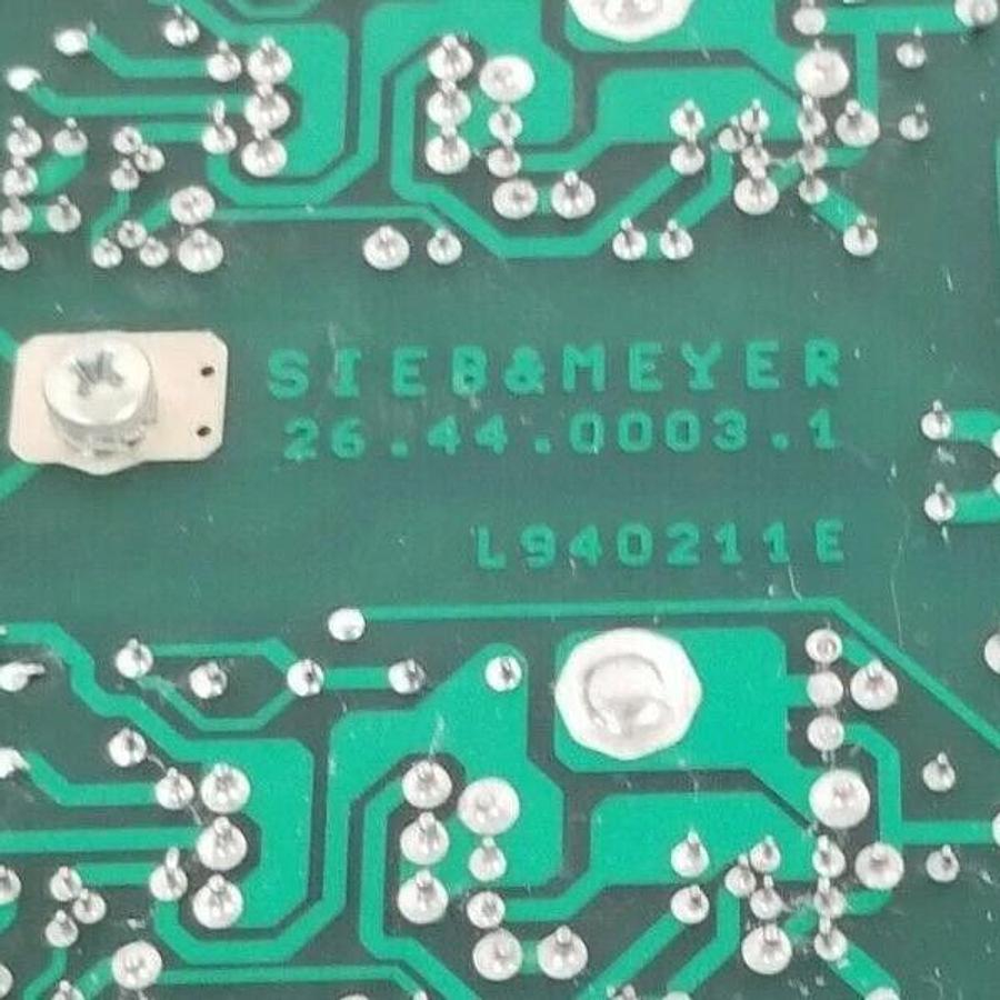 Used SIEB & MEYER 26.44.0003.1 SERVO CONTROLLER B940211E / L940211E