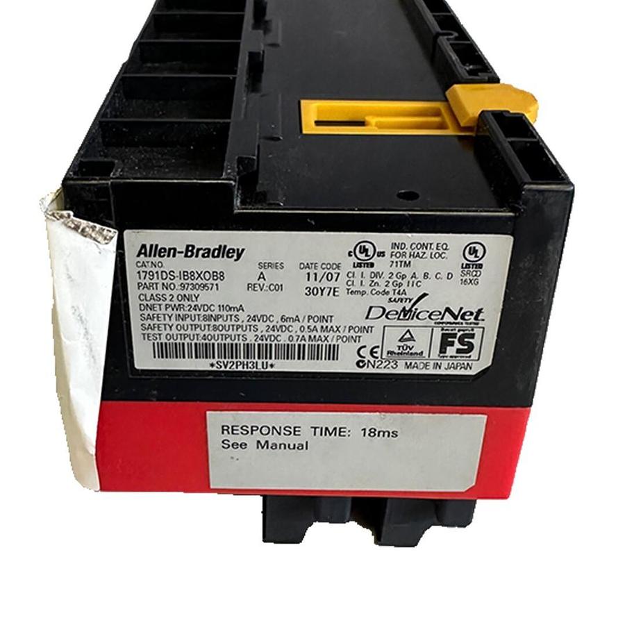 Used ALLEN BRADLEY 1791DS-IB8XOB8 /A 24VDC BLOCK FS I/O 8I/8O REV. C01 1791DSIB8XOB8
