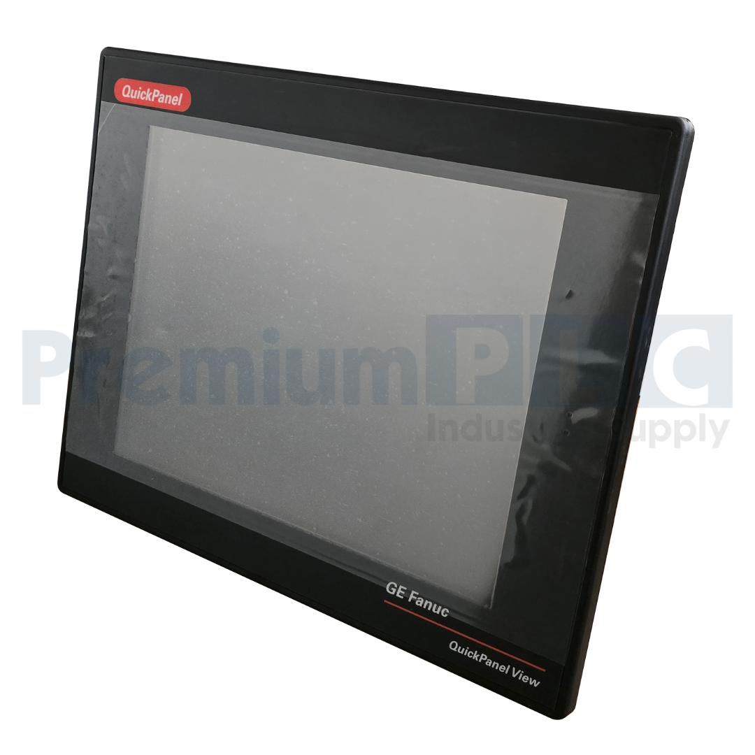 Used GE Fanuc IC754VSI12CTD-FG QuickPanel View 12" HMI Panel 24VDC ES1221R Reman.