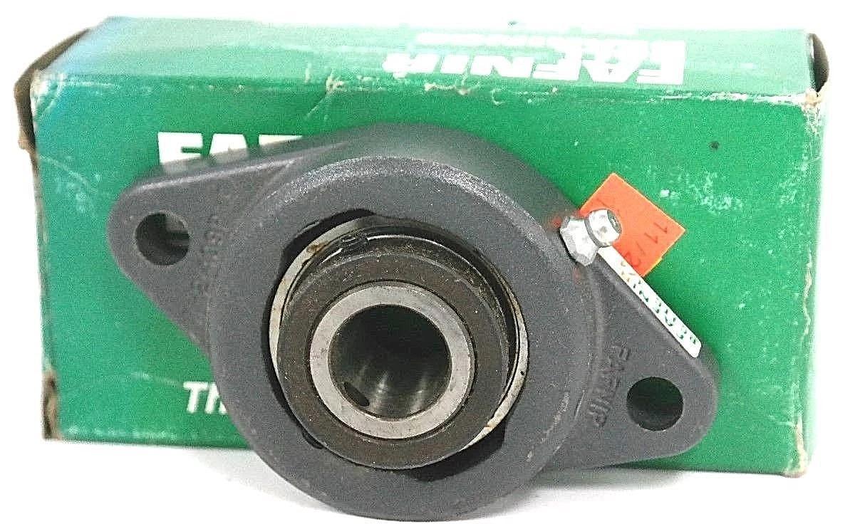Used NIB FAFNIR RCJTC 3/4 BEARING FLANGED HOUSING 2BOLT 3/4IN ID