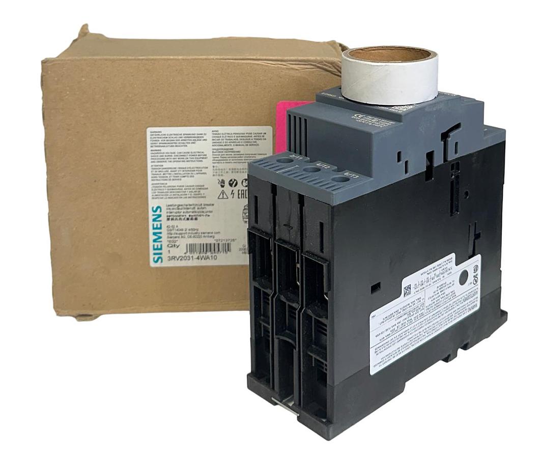 Used SIEMENS 3RV2031-4WA10 / 3RV20314WA10 SIRIUS CIRCUIT BREAKER 42-52A DIN NSMP