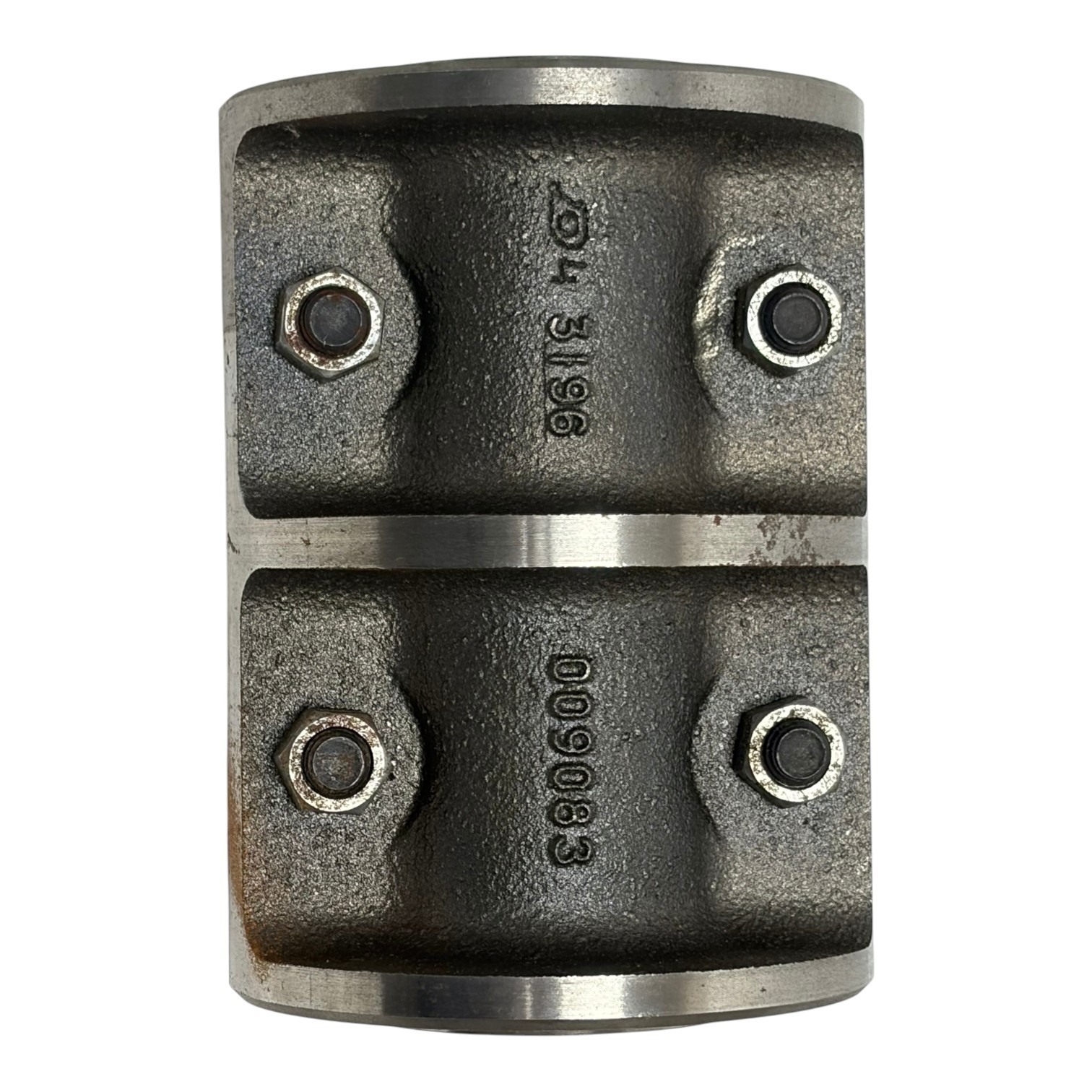 Used Dodge 009083 Ribbed Rigid Coupling Assembly 1-1/4 Inch Bore w Keyway New Surplus