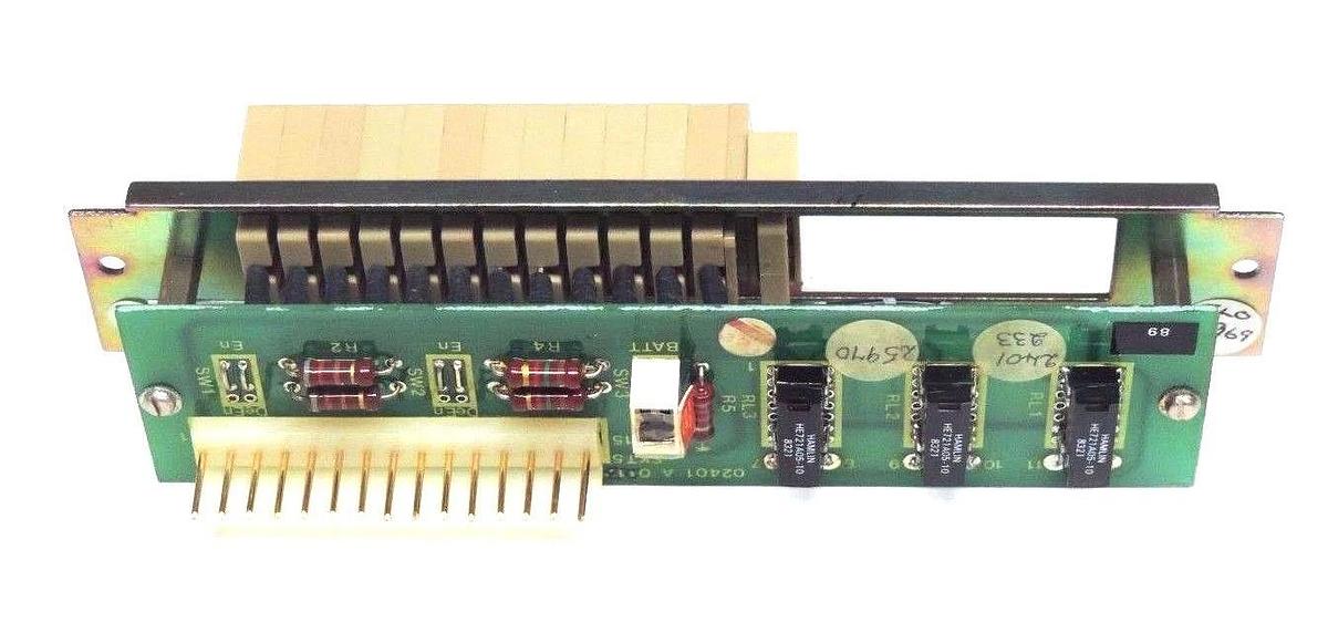 Used J&S SIEGER LTD 02401-A-0225 RELAY MODULE 02401A0225