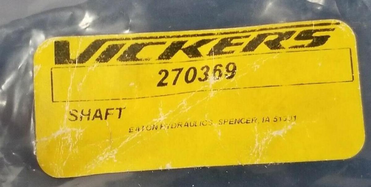 Used NEW VICKERS 270369 KEYED DRIVE SHAFT 7/8'' IN. DIA. 8-3/4'' IN. L (NO KEY)
