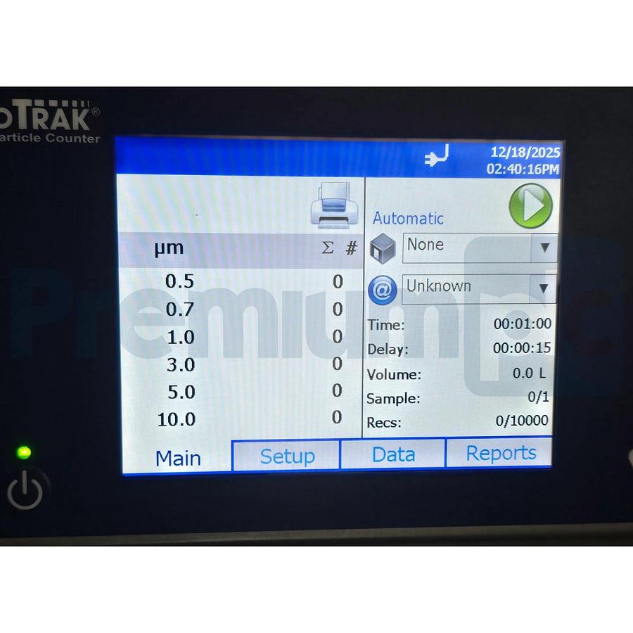 Used TSI AeroTrak APC 9510-02 | 9510 Portable Particle Counter 0.5-25µm 1.0 CFM USPI