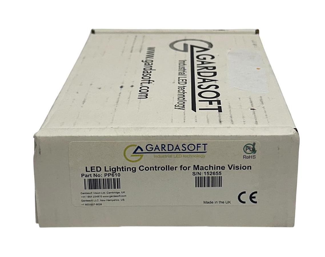 Used GARDASOFT PP610 LED LIGHTING CONTROLLER FOR MACHINE VISION 7-48V 100mA NSMP