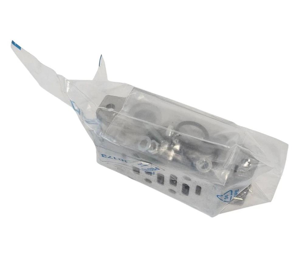 Used NEW FESTO VDMA-24-345-C-1 PNEUMATIC MANIFOLD 1/4 INCH NPT ALUMINUM