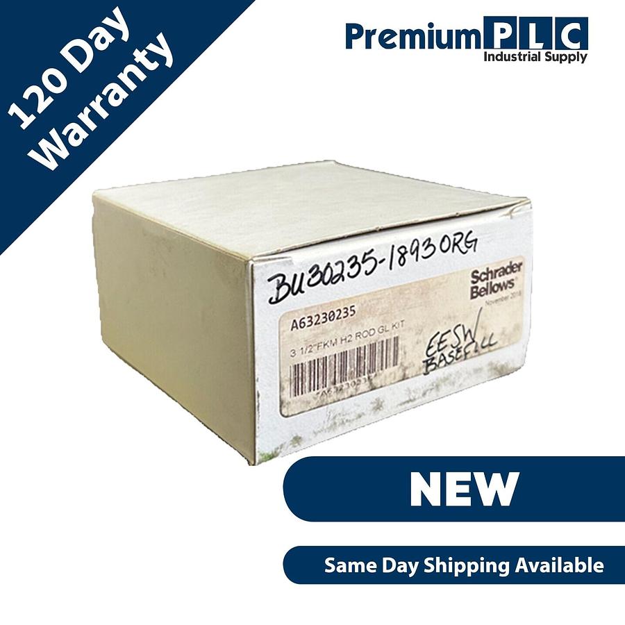 NEW SCHRADER BELLOWS / PARKER A63230235 3-1/2'' FKM PH-2 ROD GLAND CARTRIDGE KIT