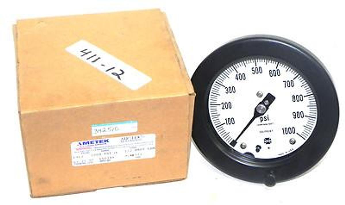NEW IN BOX AMETEK GAUGE FORM NO. 03-27-98 SPEC NO. 150399 FIG NO. 1913