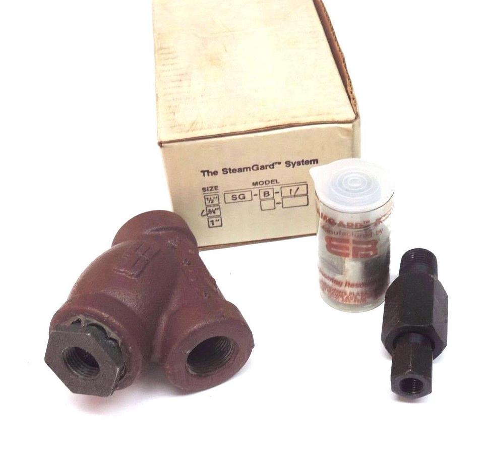 Used NIB THE STEAMGARD SYSTEM SG-B-11 TRAP VALVE SGB11 SIZE: 3/4''