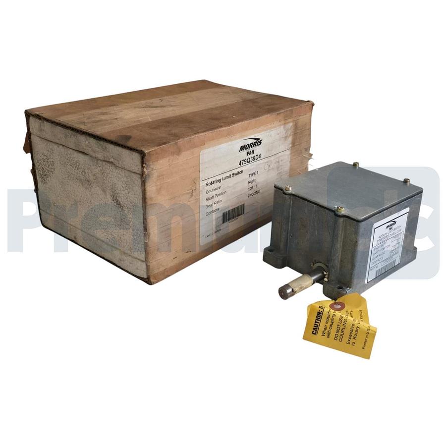 Morris P&H 479Q35D4 Rotating Limit Switch Type 4 Right 108:1 2NO/2NC NSMP