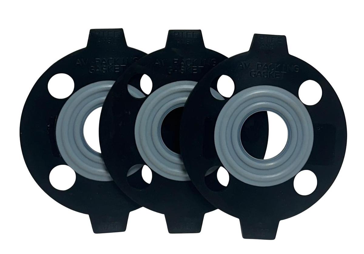 3 ASAHI 25 (1) ANSI AV PACKING GASKETS PTFE OEM 1'' FLANGE TEFLON BONDED NSNP