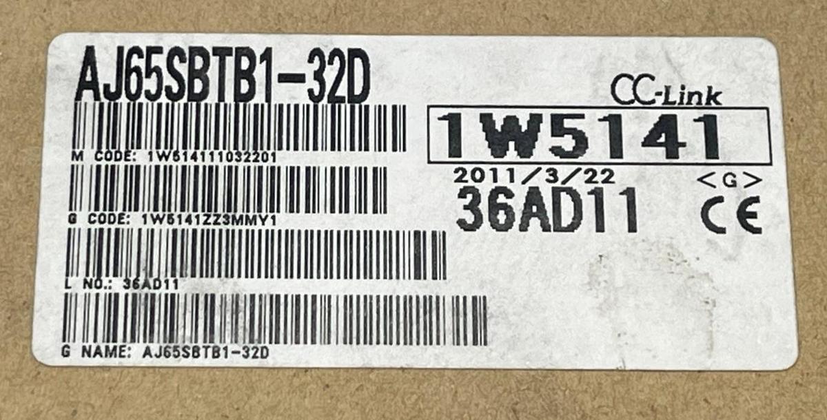 Used Mitsubishi AJ65SBTB1-32D Digital Input Module MELSEC iQ-R CC-Link 32-Point 24VDC
