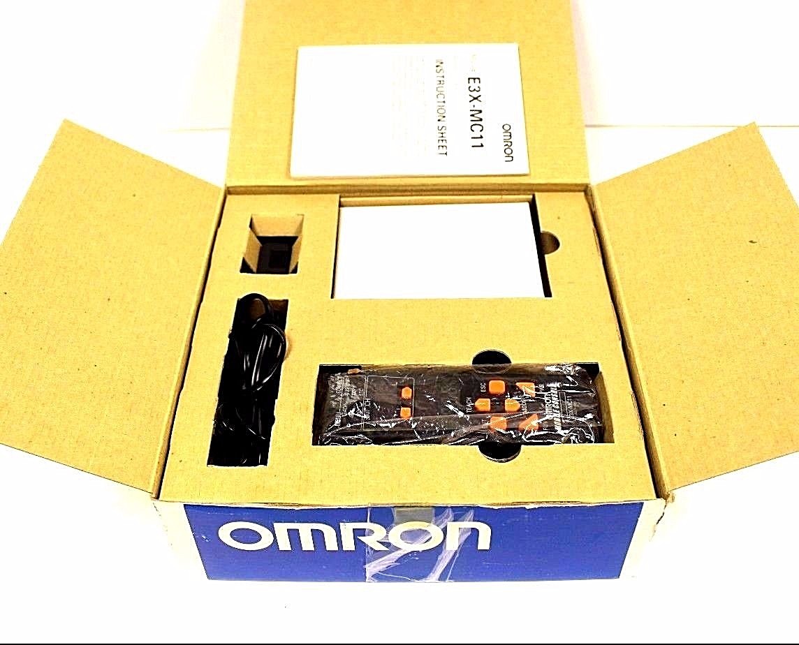Used NIB OMRON E3X-MC11 REMOTE CONTROL KIT COMPLETE W/AC ADAPTER E3XMC11