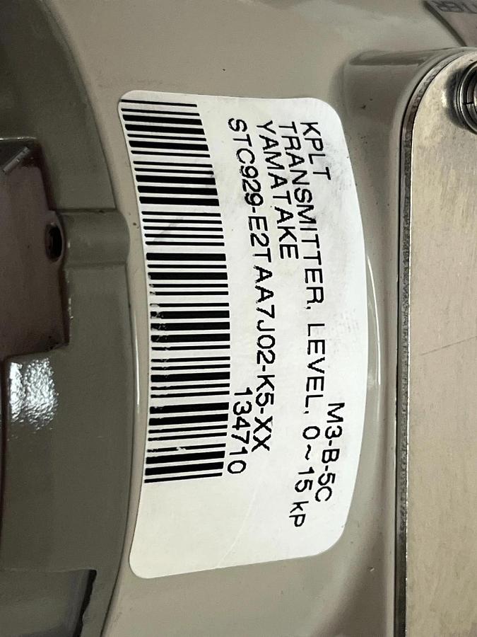 Yamatake Honeywell STC929-E2TAA7J02-K5-XX ST 3000 Level Transmitter 0-15 kPa