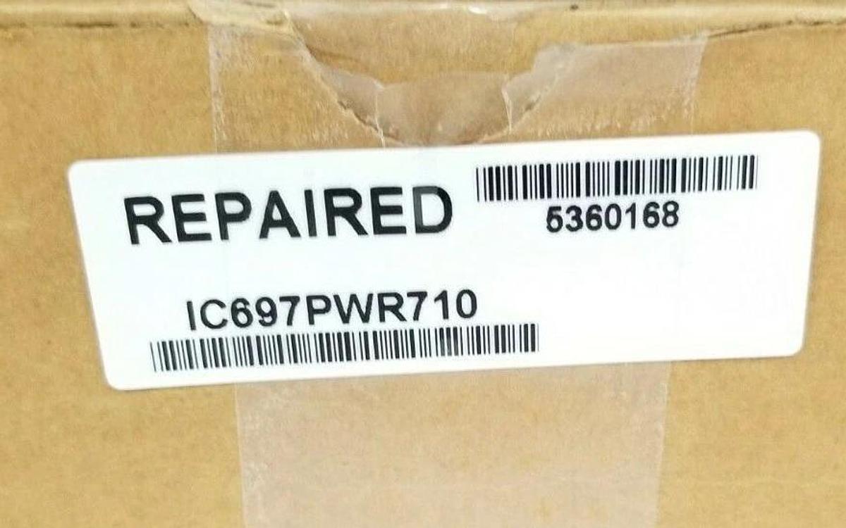 Refurbished REPAIRED GE FANUC IC697PWR710B PROGRAMMABLE CONTROLLER IC697PWR710