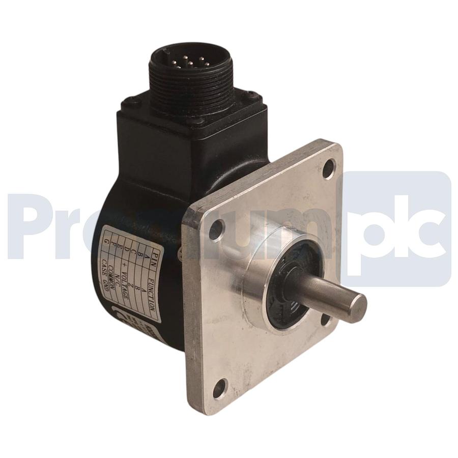 Used Dynapar HC62536000101 Incremental Encoder 3/8" Shaft 5-26VDC Side Mount Conn NEW