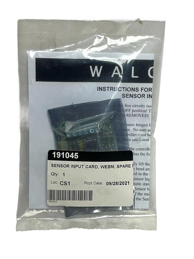 Used NEW Walchem 191045 Sensor Input Board | Factory Sealed Surplus | W100 W600 W900