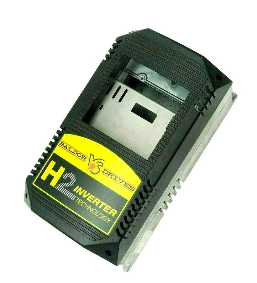 Used BALDOR DRIVES CAT. NO. VS1SP420-1B DRIVE HOUSING IN2018A10 H2 (HOUSING ONLY)