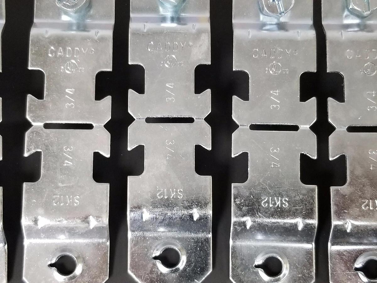 Used LOT OF 9 NEW CADDY SK12 STRUT CLAMPS 3/4''