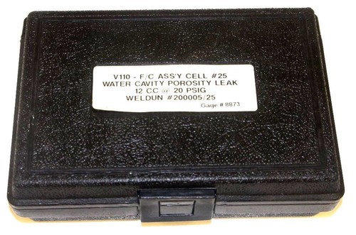 Used USON GAGE #8873 CALIBRATED LEAK MASTER RATE: 12SCC/M AT 20 PSI