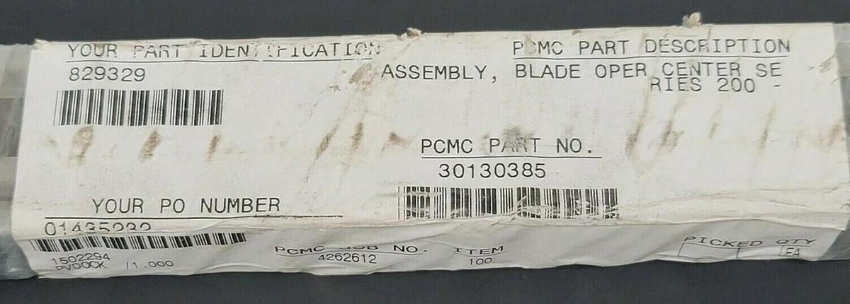 Used NEW PCMC 30130385 ASSEMBLY, BLADE OPER CENTER SERIES 200