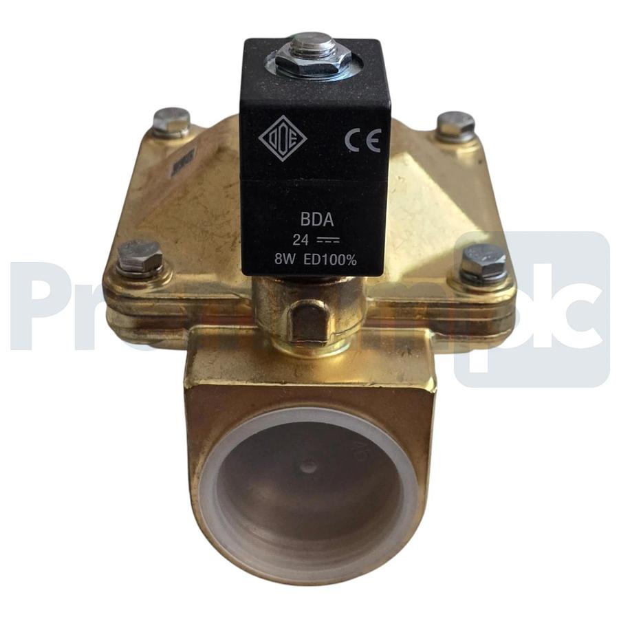 ODE STASTO 21W6KB400-BDA08024CS 2/2-Way Solenoid Valve Kit NC 1-1/2" Brass 24VDC