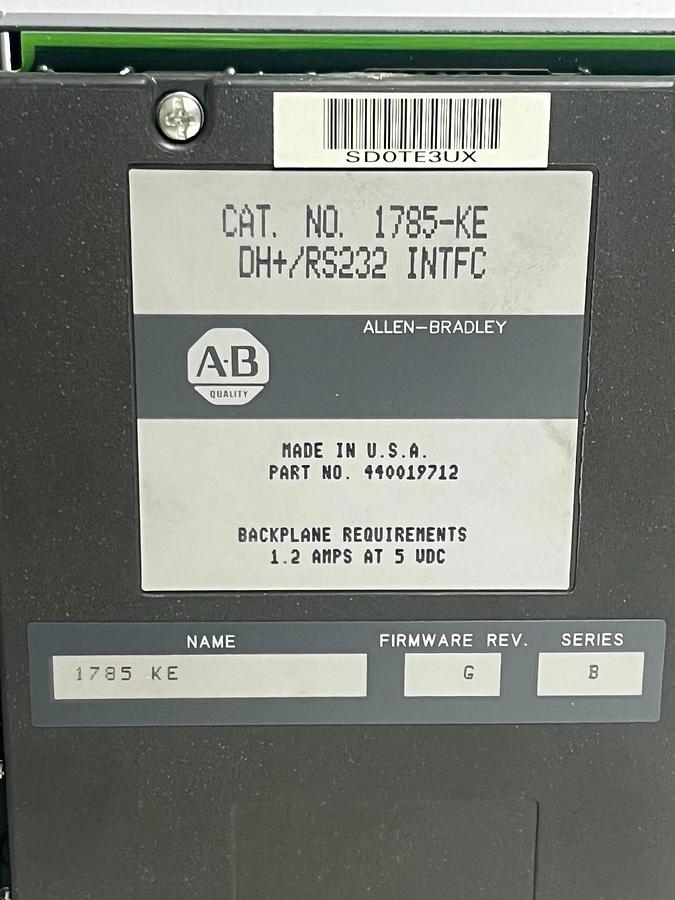 Allen-Bradley 1785-KE Series B Data Highway Plus RS232 Interface Module NEW