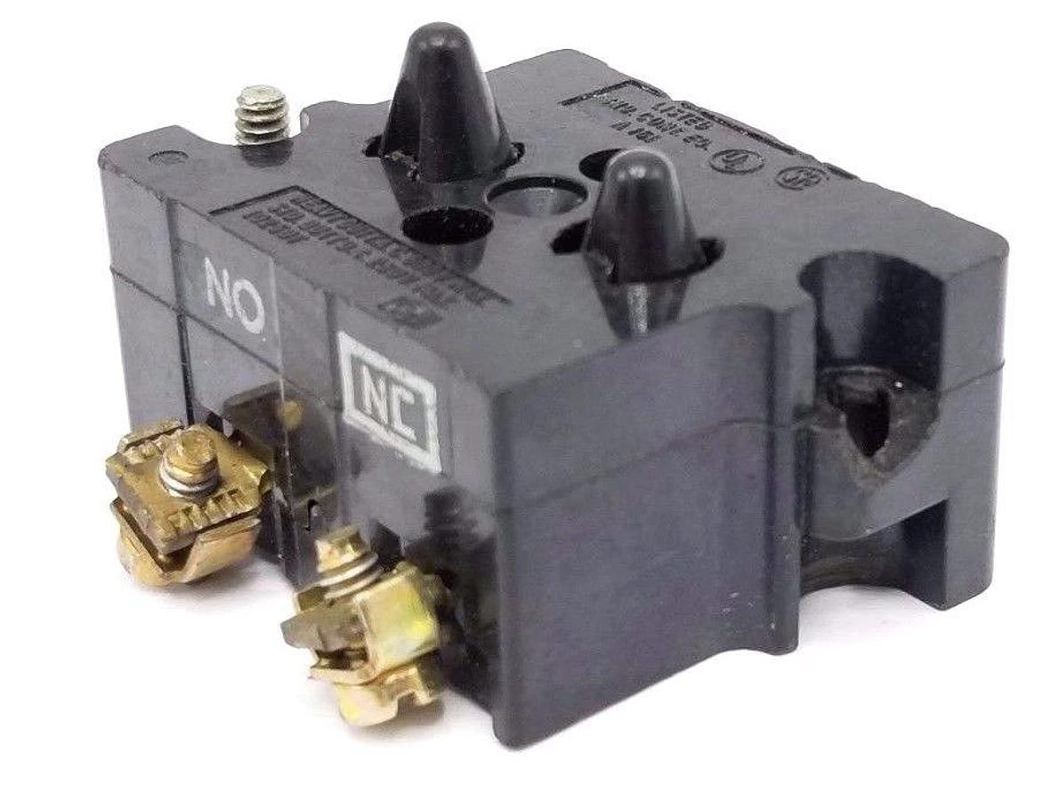 Used CUTLER HAMMER 10250T CONTACT BLOCK 250V MAX.