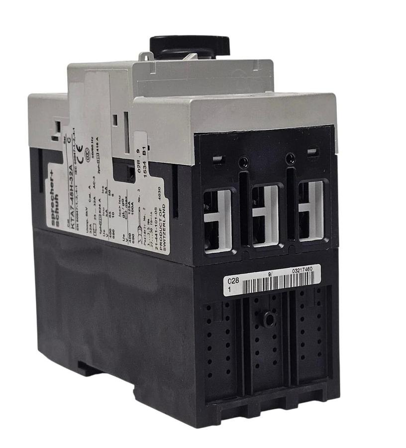 NEW SPRECHER+SCHUH KTA7-45H-32A SER. C MOTOR STARTER MANUAL 32AMP KTA745H32A