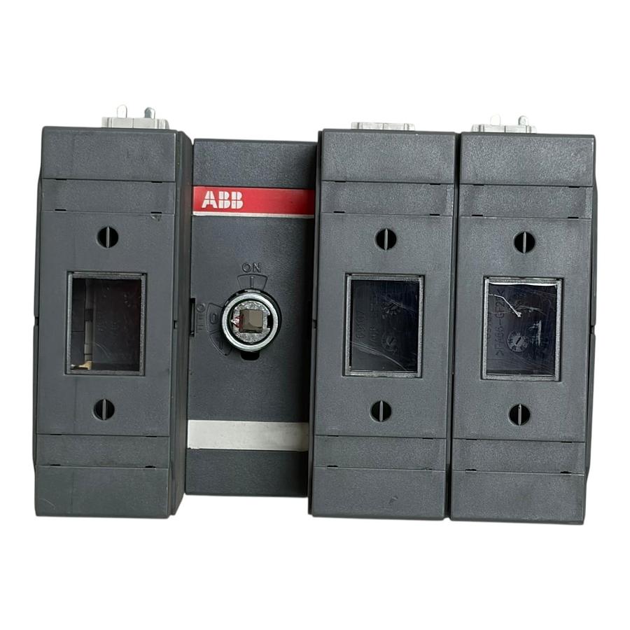 Used ABB OS60GJ12 Fusible Disconnect Switch 3 Pole 60A 600V Class J Fuse New Surplus
