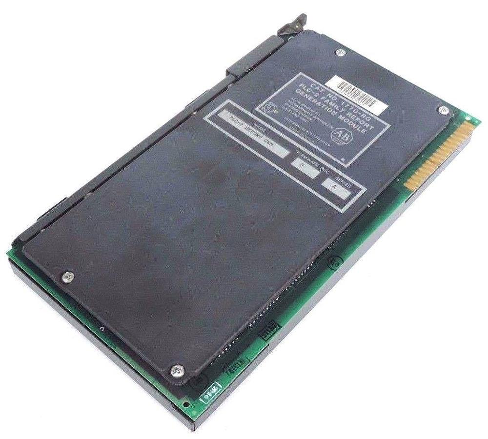 Used ALLEN BRADLEY 1770-RG PLC-2 FAMILY REPORT MODULE FIRMWARE REV G SER A 1770RG