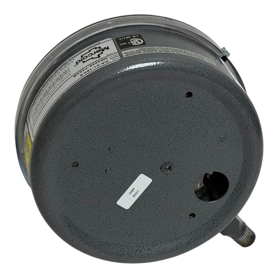 Used Mercoid DA-31-153-5 Bourdon Tube Pressure Switch 0-60 PSIG New Surplus