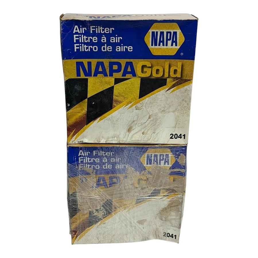 NAPA Gold 2041 Round Carbureted Engine Air Filters - Lot of 2 New Surplus