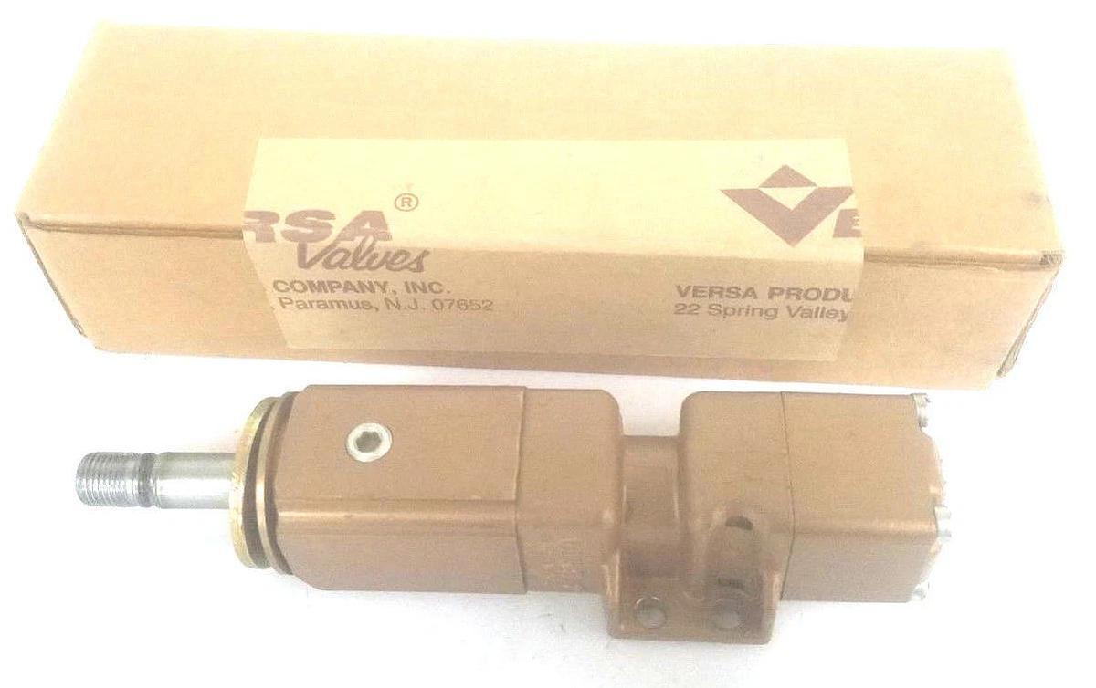 Used VERSA VSG-3331-31-155-120V60 THREE-WAY VALVE ASSEMBLY 043432 *MISSING SOLENOID*