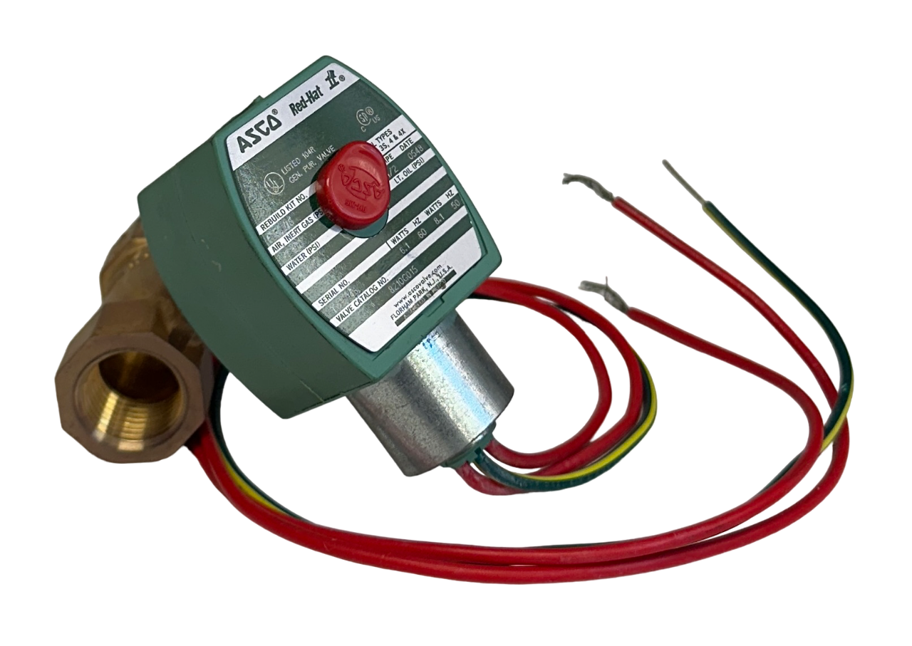 Used ASCO 8210G015 / 238210-032-D Red-Hat II SOLENOID VALVE 110/120V 50/60Hz NSNP