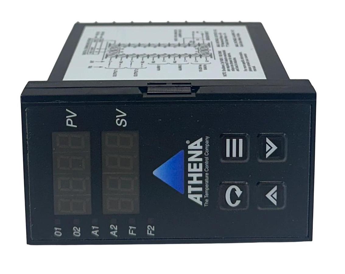Refurbished ATHENA 18CTS0BBA000 TEMPERATURE CONTROLLER 1PH 115-230VAC 50/60Hz REPAIRED