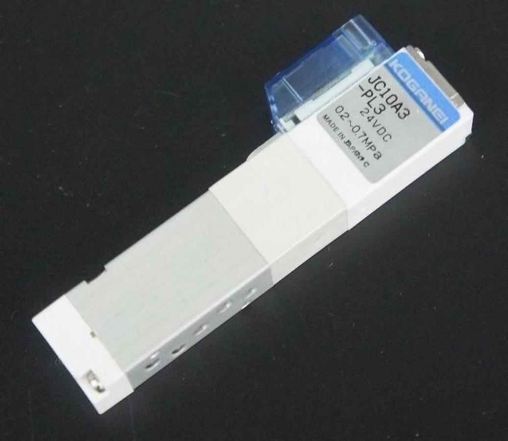 Used NEW KOGANEI JC10A3-PL3 SOLENOID VALVE 24 VDC, 0.2~0.7Mpa, JC10A3PL3