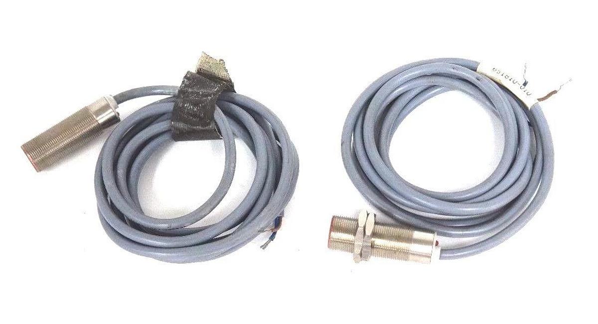 Used LOT OF 2 VEEDER ROOT 651810-010 INDUCTIVE PROXIMITY SWITCHES 5MM M18X1 651810010