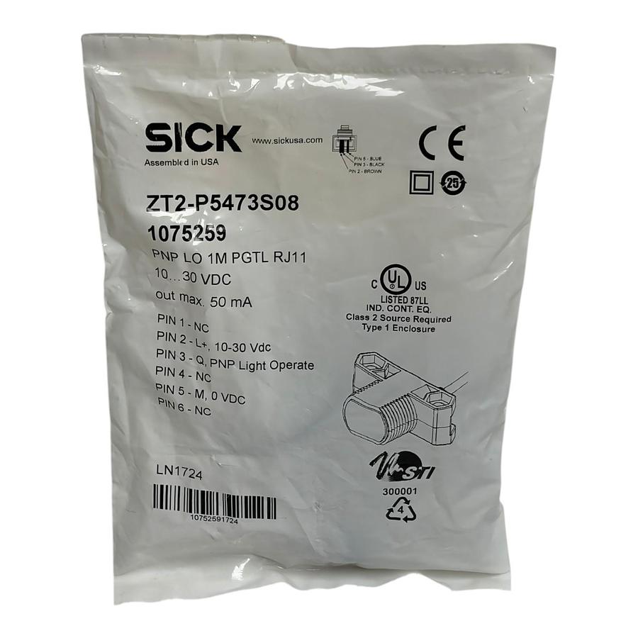 Used SICK ZT2-P5473S08 Z-Sensor Photoelectric Proximity Switch PNP RJ11 New Sealed