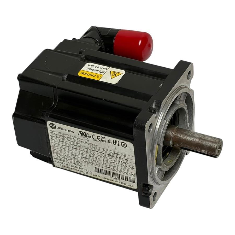 Used Allen-Bradley MPL-B310P-MJ72AA Rotary Servo Motor 460V 5000 RPM