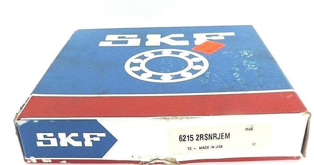 Used NIB SKF 62152RSNRJEM BEARING SEALED DEEP GROOVE 75X130X25MM, 6215-2RSNRJEM