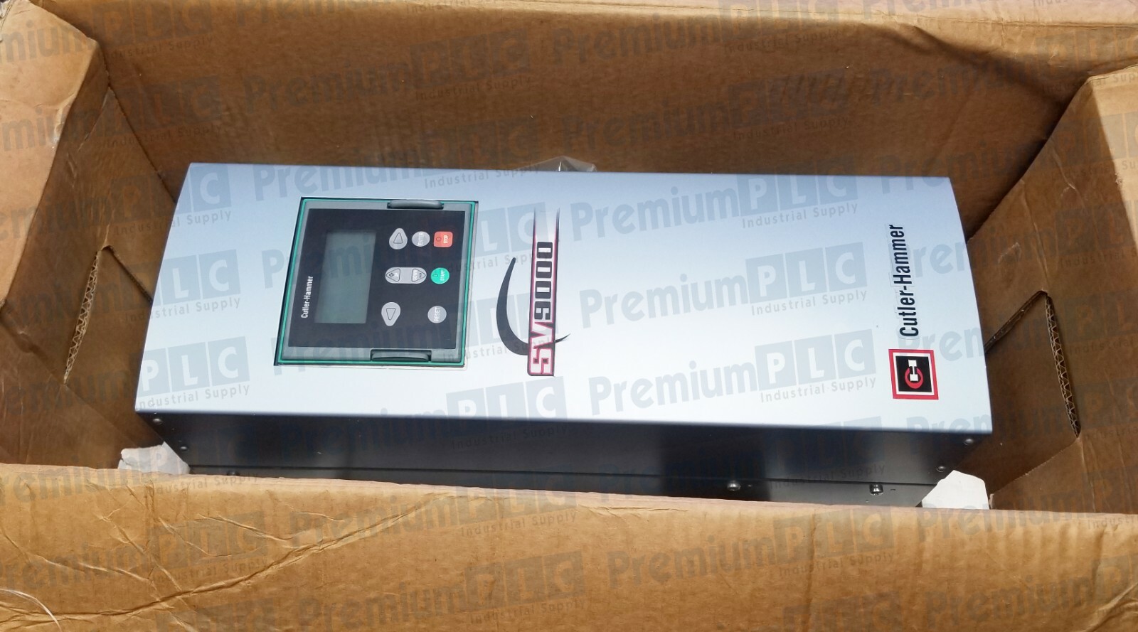 Used NEW CUTLER-HAMMER SV9F30AS-6M0A00 SV9000 ADJ. FREQUENCY DRIVE 3HP NEMA 1 575V